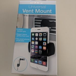 Vent mount for phone